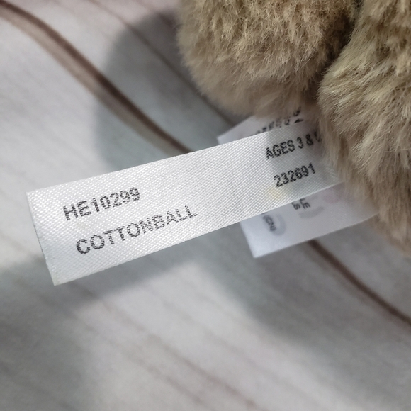 Ganz Cottonball Mocha Polka Dot Boho Bunny Rabbit Plush Stuffed Toy 9 Inch - Picture 11 of 12